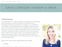 Tablet Screenshot of katiecorrigantherapy.com